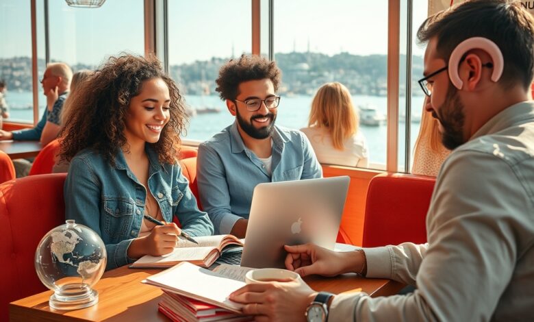 تعلم التركية في المطار